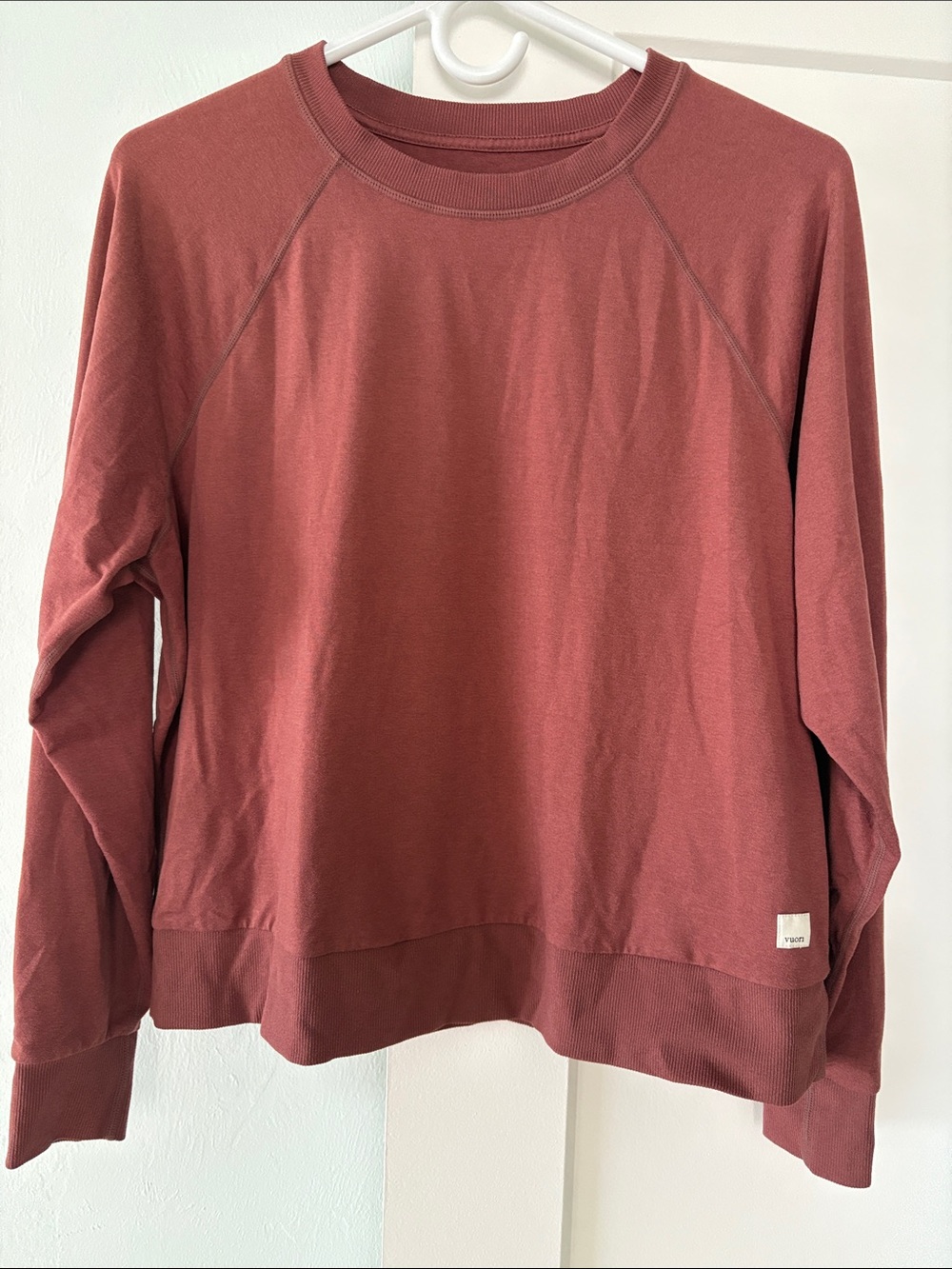 Vuori Women's Dusty Rose Crewneck Sweatshirt M